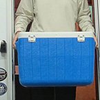 Crusader's 30" wide entry door makes it easy to carry large items like coolers without banging and scraping your hands.