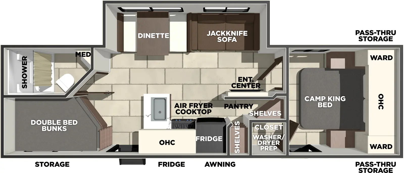 Tracer 275BH Floorplan