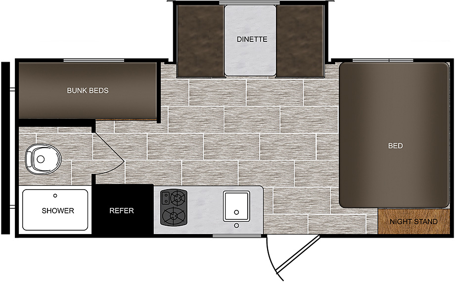 2019 170BHS - DSO Floorplan