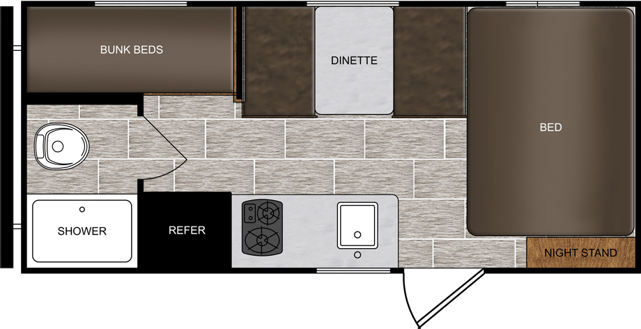 2019 160BH - DSO Floorplan